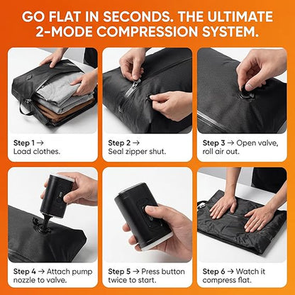 Torqun Studio™ Vacuum Storage Bags – Pack More, Carry Less