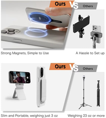 Torqun Studio™ Magnetic Selfie Stick Tripod for iPhone