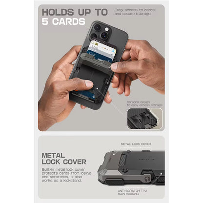 MagSafe 2-in-1 Magnetic Phone Stand Wallet – Adjustable Tripod